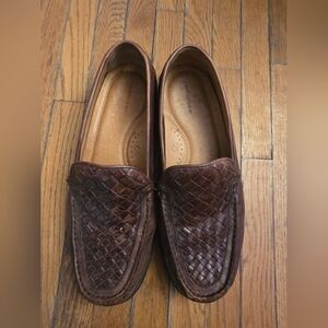 10.5 Men's Dockers Brown Leather Loafer Dress Shoes